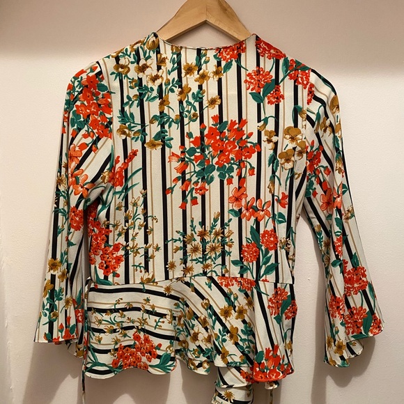 ZARA wrap blouse - Picture 3 of 4